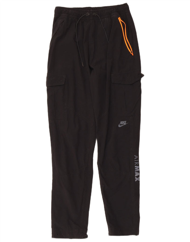 Nike Mens Graphic Joggers Cargo Trousers Medium W30 L30 Black Nylon
