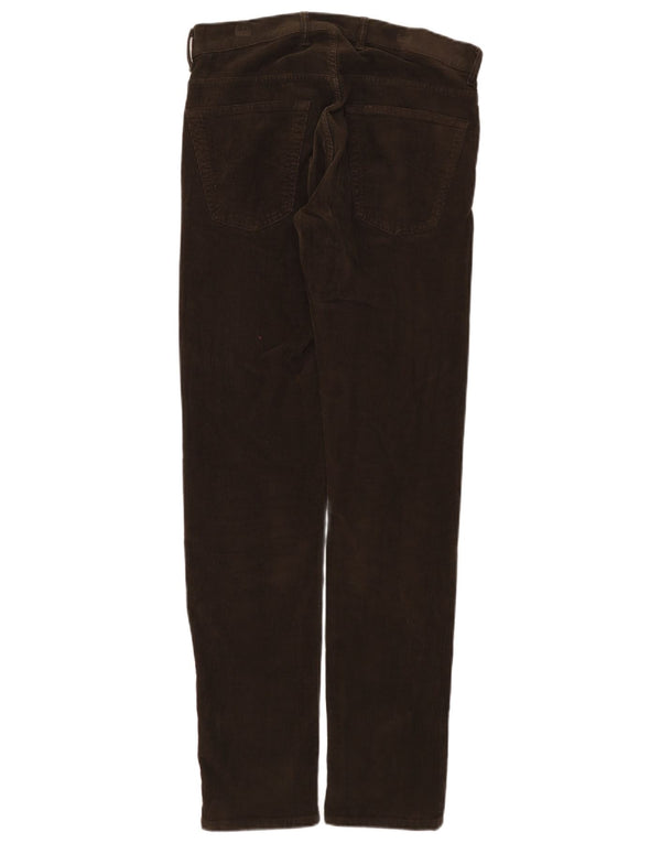 Carrera Mens 717 Slim Fit Corduroy Trousers W32 L33 Brown Cotton