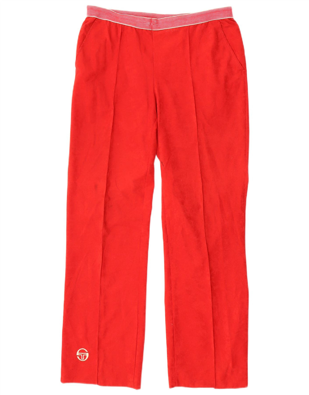 SERGIO TACCHINI Womens Tracksuit Trousers IT 48 XL W34 L29 Red Triacetate