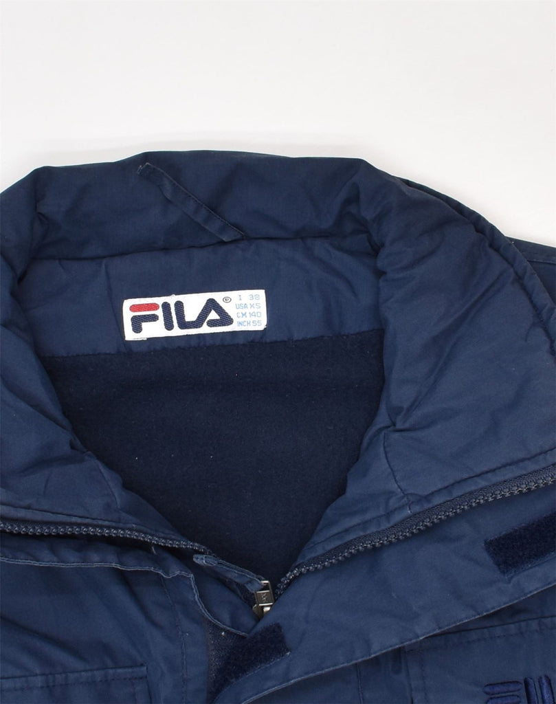 FILA Boys Utility Jacket 9-10 Years Navy Blue Nylon | Vintage Fila | Thrift | Second-Hand Fila | Used Clothing | Messina Hembry 