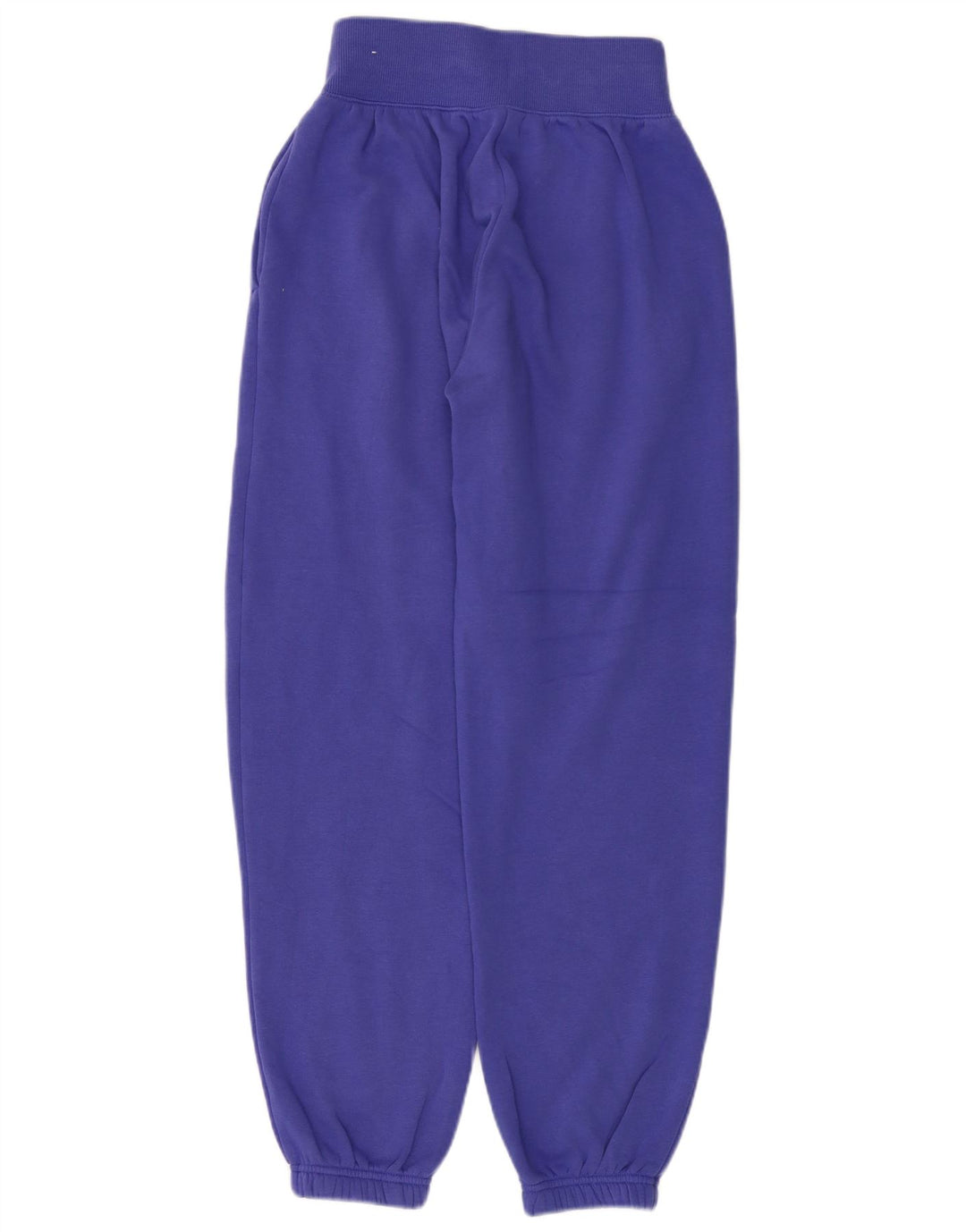 NIKE Womens Tracksuit Trousers Joggers UK 4 XS Blue Cotton