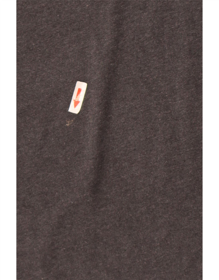 Hugo Boss Mens T-Shirt Top Medium Grey Cotton