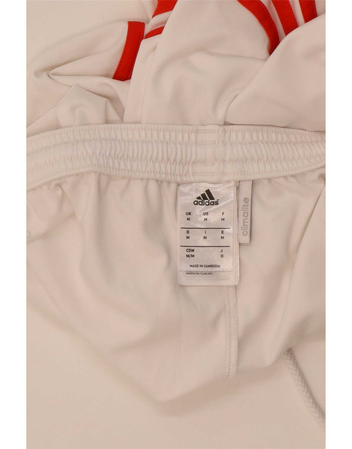 Adidas Mens Climalite Sport Shorts Medium White Polyester