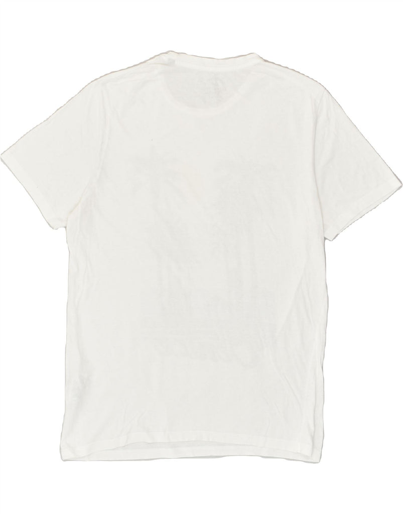JACK & JONES Mens Graphic T-Shirt Top Large White Cotton | Vintage Jack & Jones | Thrift | Second-Hand Jack & Jones | Used Clothing | Messina Hembry 