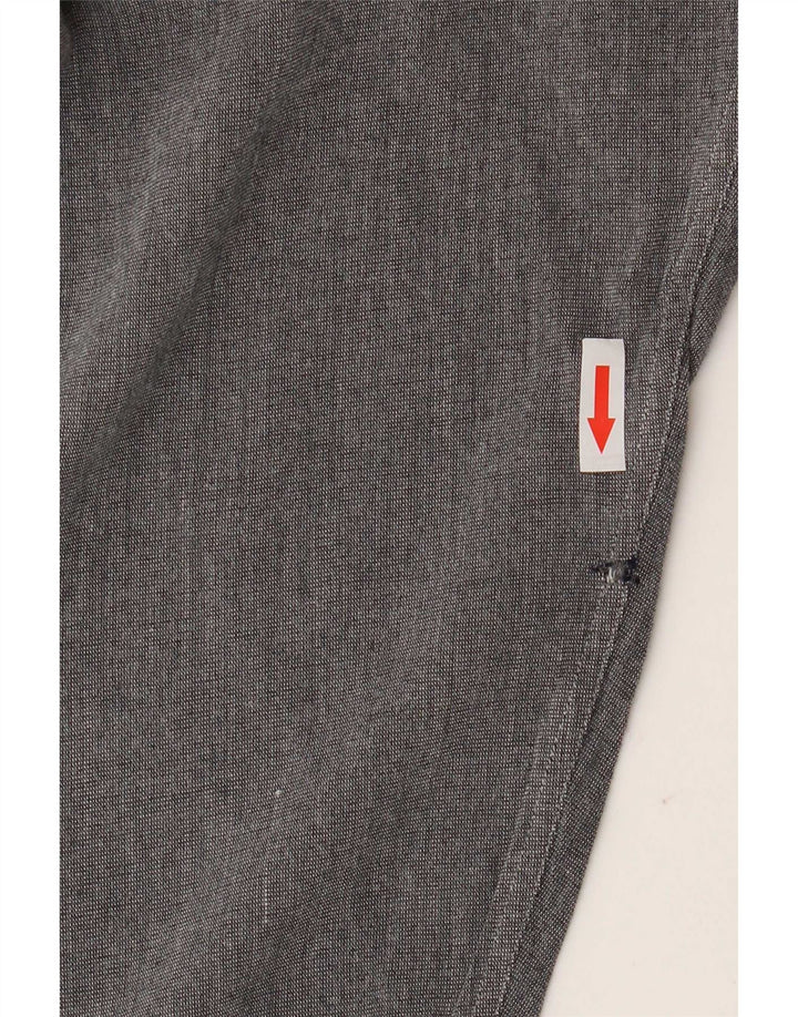 Trussardi Mens Shirt XL Grey Viscose