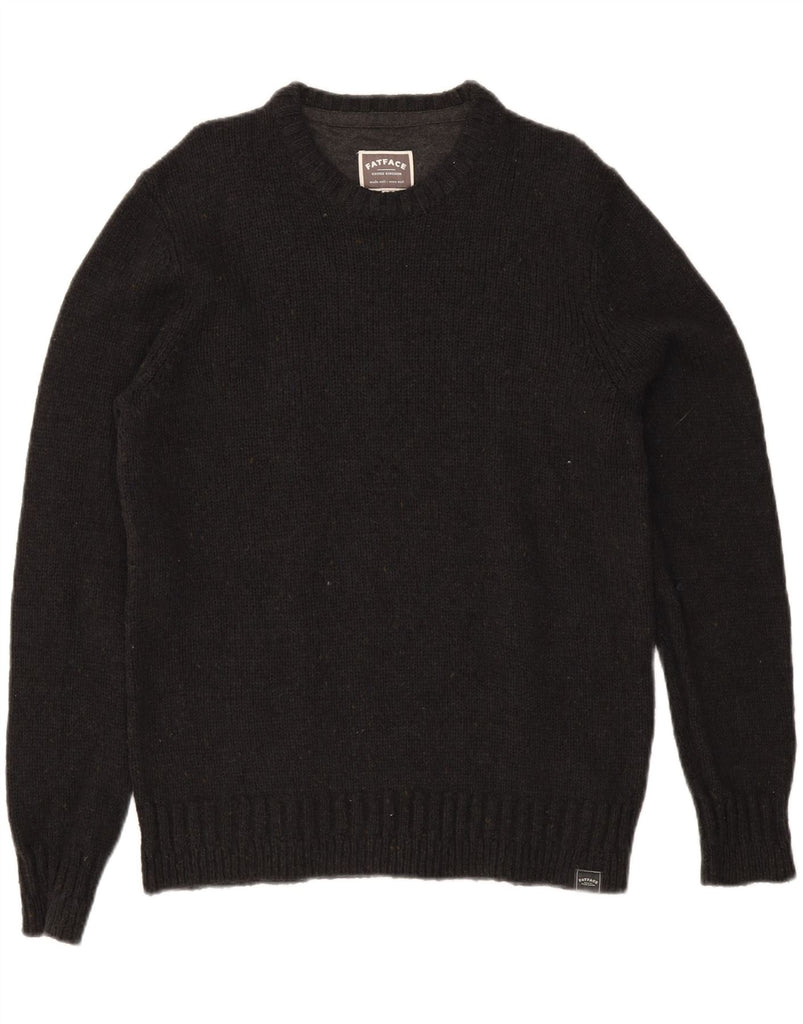 FAT FACE Mens Crew Neck Jumper Sweater Large Black Vintage Fat Face and Second-Hand Fat Face from Messina Hembry 