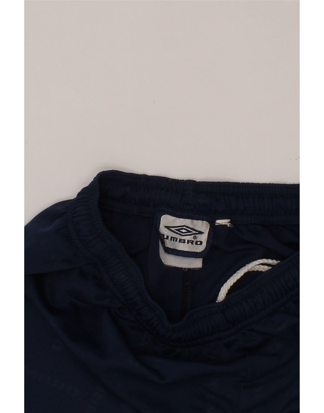 UMBRO Boys Graphic Sport Shorts 13-14 Years Navy Blue Polyester