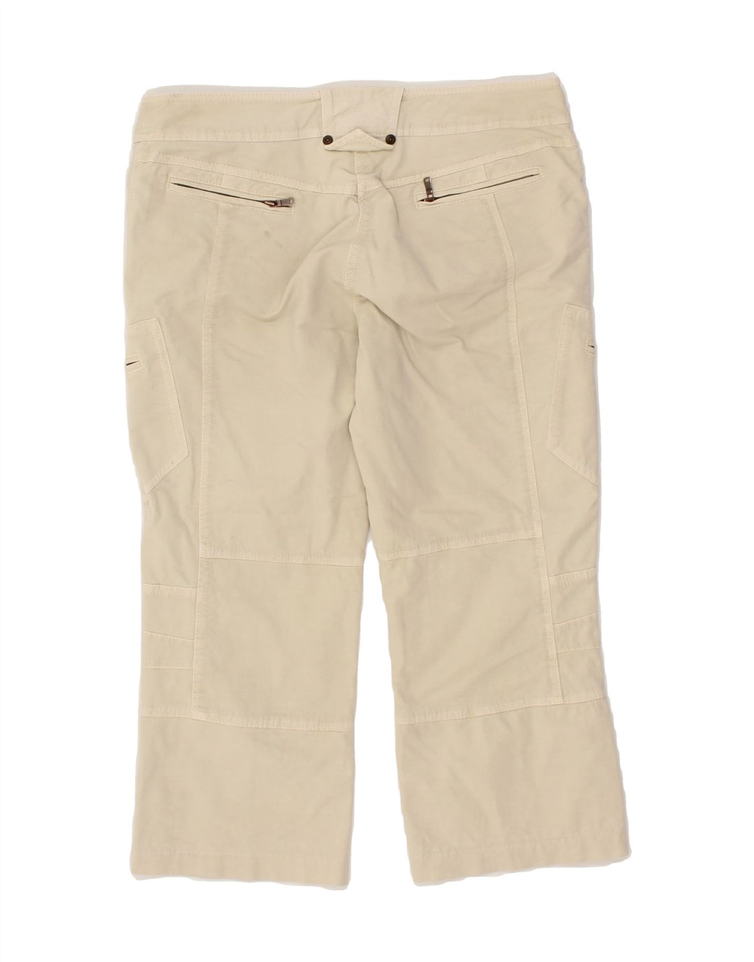 MARLBORO CLASSICS Womens Capri Trousers EU 42 Large W30 L21 Off White Vintage Marlboro Classics and Second-Hand Marlboro Classics from Messina Hembry 