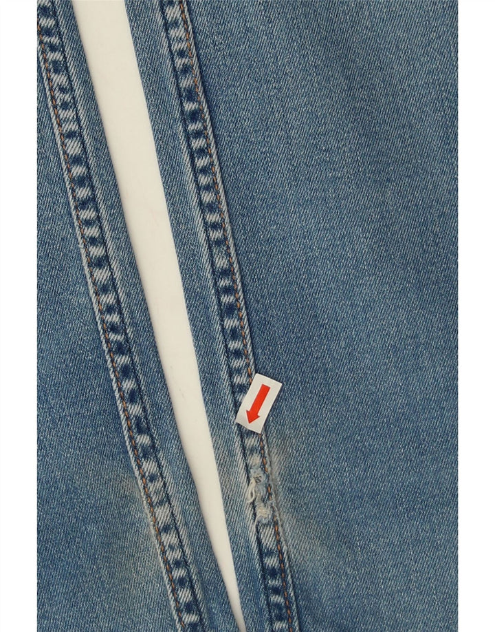 LEE Womens Powell Slim Jeans W30 L34 Blue Cotton
