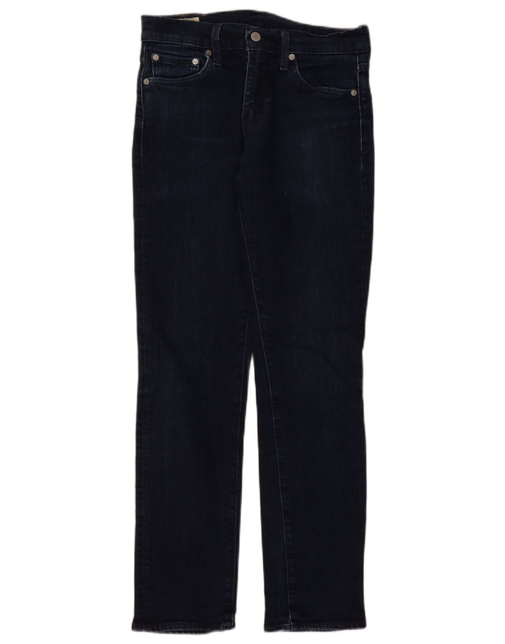Levi's Womens 511 Slim Jeans W29 L32 Navy Blue Cotton