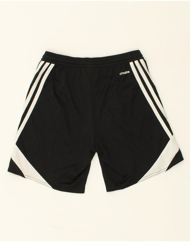 ADIDAS Boys Sport Shorts 9-10 Years Medium Black Polyester | Vintage Adidas | Thrift | Second-Hand Adidas | Used Clothing | Messina Hembry 