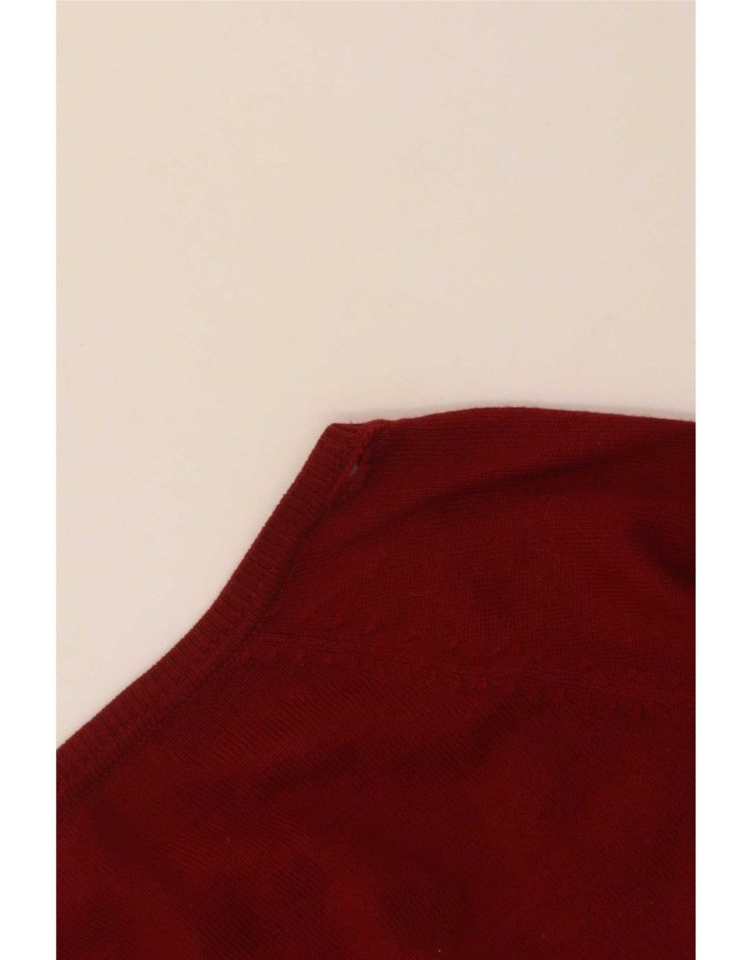 Zara Womens Cardigan Sweater UK 12 Medium Red Cotton