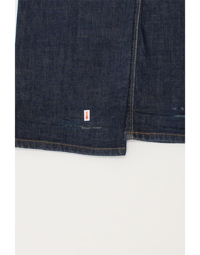 LEVI'S Womens 570 Straight Jeans W31 L34  Navy Blue Cotton Vintage Levi's and Second-Hand Levi's from Messina Hembry 