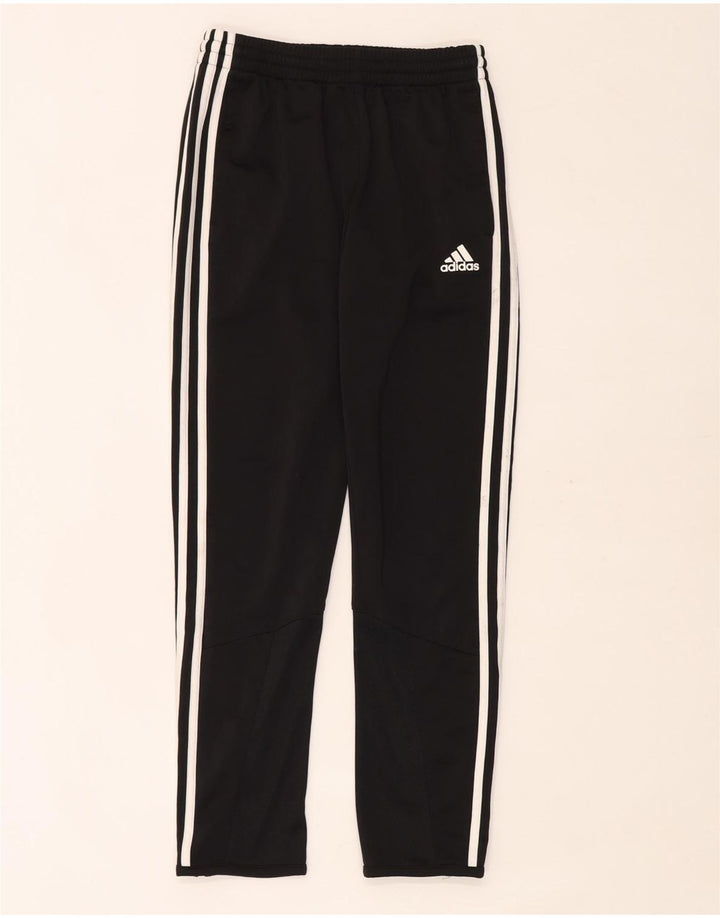 Adidas Boys Tracksuit Trousers 11-12 Years  Black Polyester