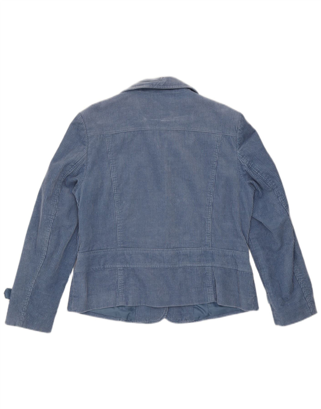 John Baner Womens Corduroy Jacket UK 16 Large Blue Cotton