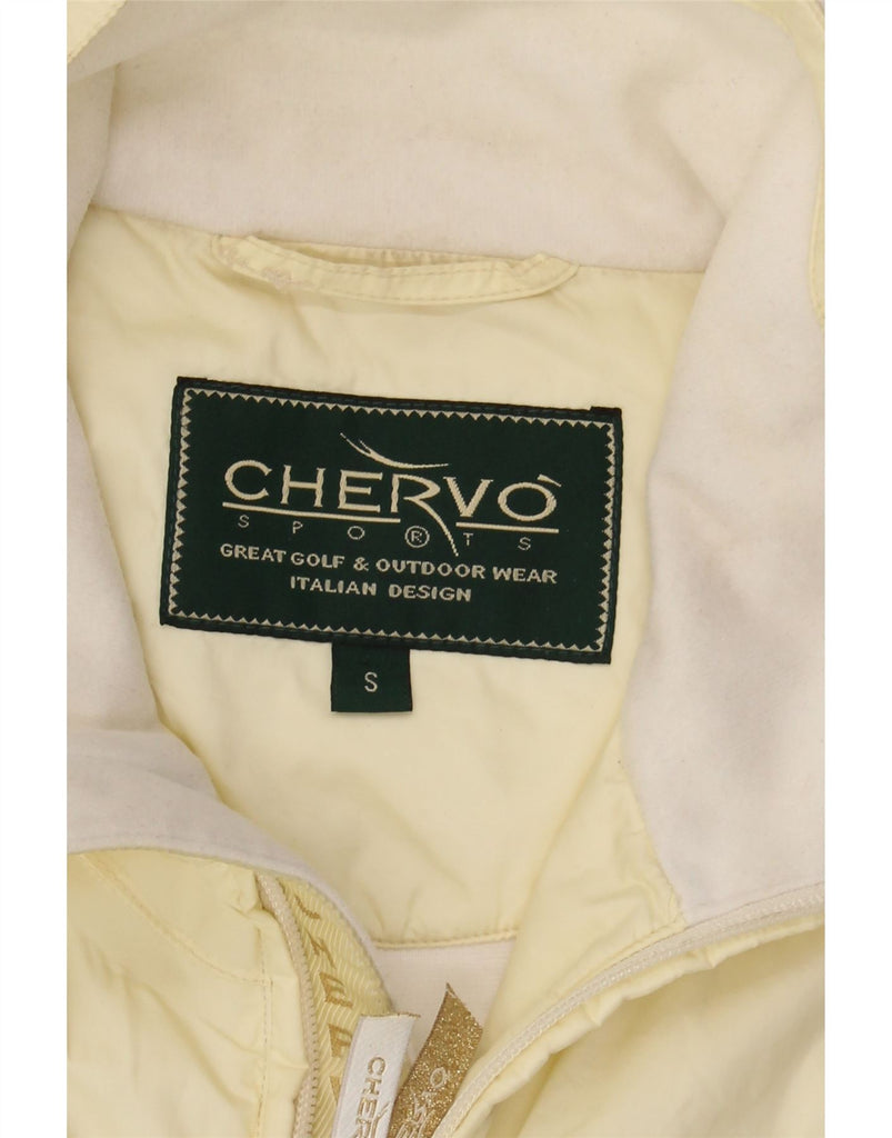 CHERVO Mens Gilet UK 36 Small Beige Polyamide Vintage Chervo and Second-Hand Chervo from Messina Hembry 