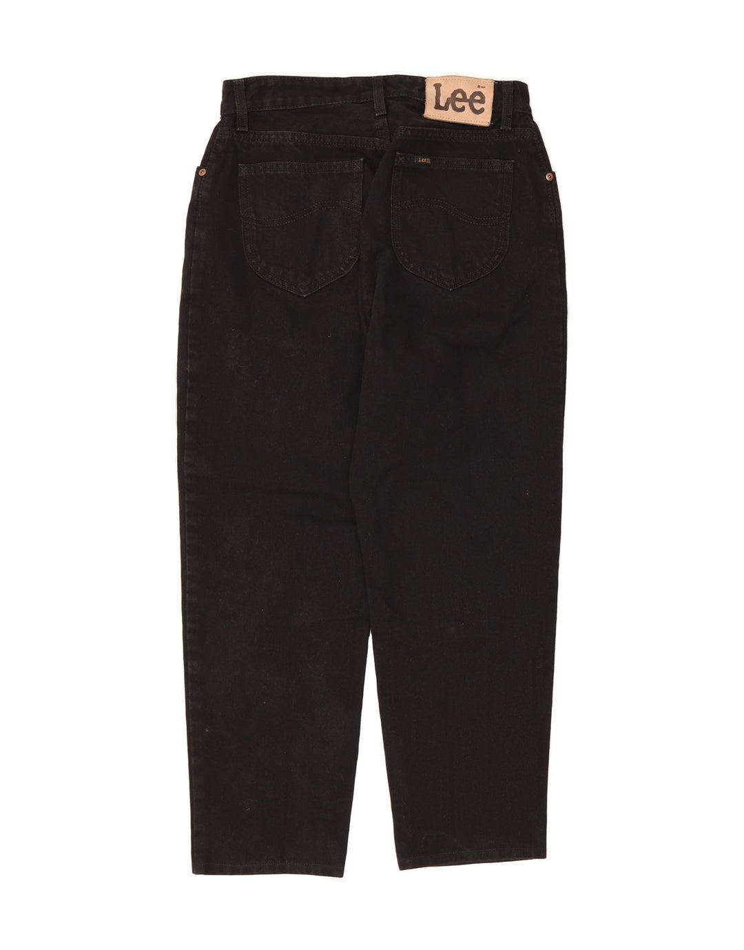 LEE Mens Cropped Tapered Jeans W29 L26 Black Cotton Vintage Lee and Second-Hand Lee from Messina Hembry 