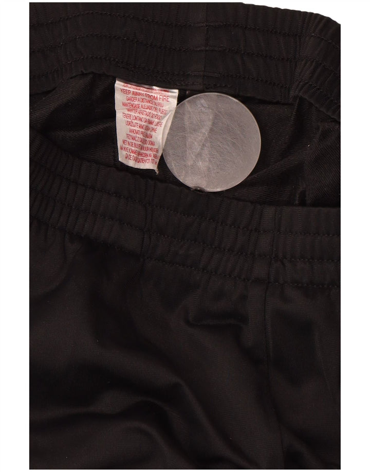 Adidas Boys Tracksuit Trousers Joggers 13-14 Years  Black Polyester