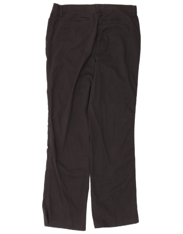 Lee Womens Riders High Waist Casual Trousers US 14 XL W34 L32 Black