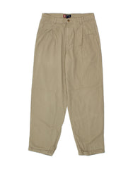 CHAPS Mens Pegged Chino Trousers W34 L32 Beige Cotton