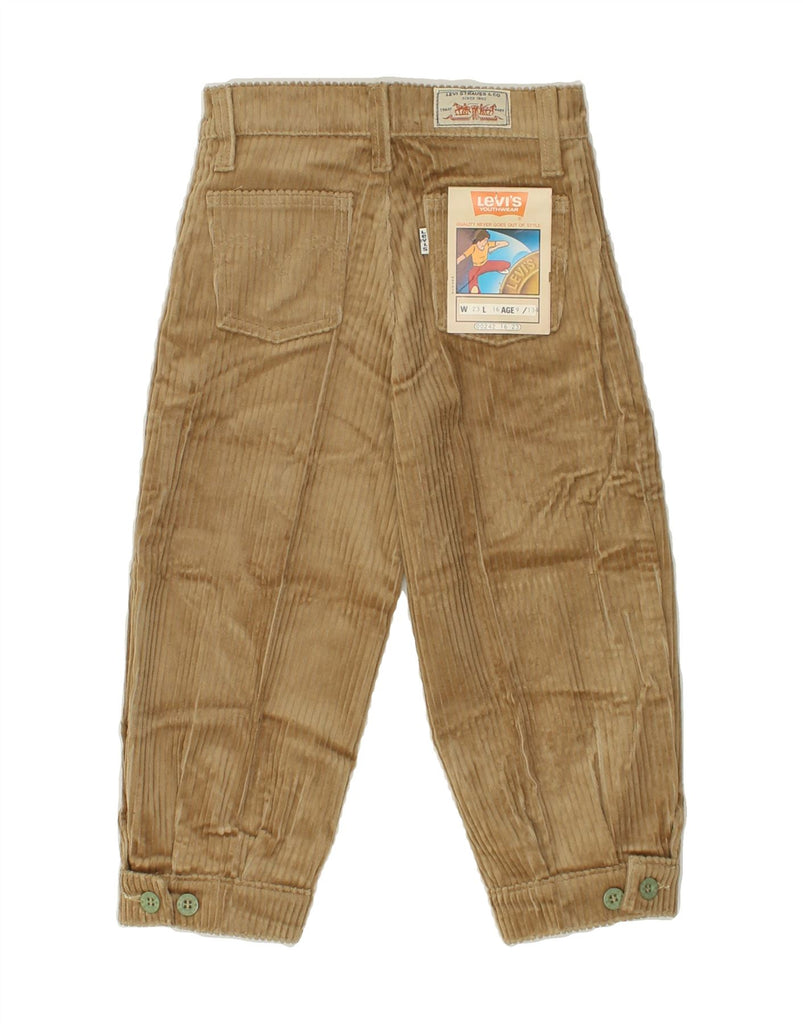 LEVI'S Boys Capri Corduroy Trousers 8-9 Years W23 L16 Beige Cotton | Vintage Levi's | Thrift | Second-Hand Levi's | Used Clothing | Messina Hembry 