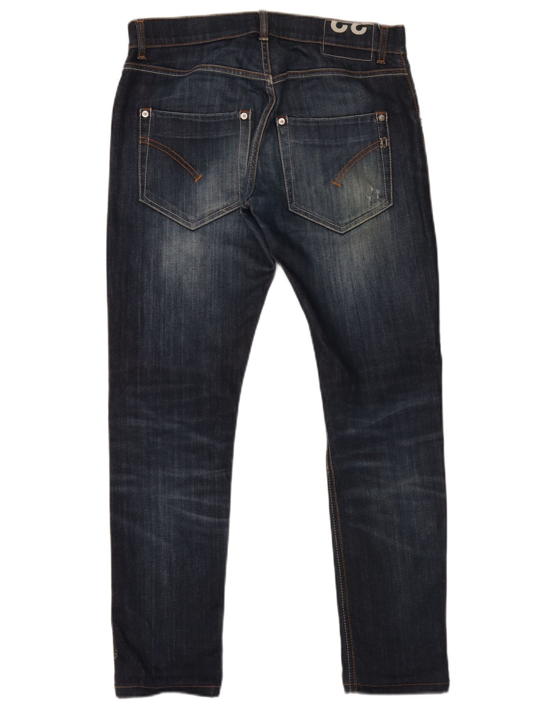 Dondup Mens Sam Skinny Jeans  W32 L29 Navy Blue Cotton