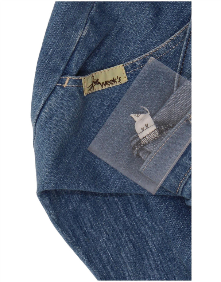 Vintage Womens Tapered Jeans IT 44 Medium W30 L27 Blue Cotton