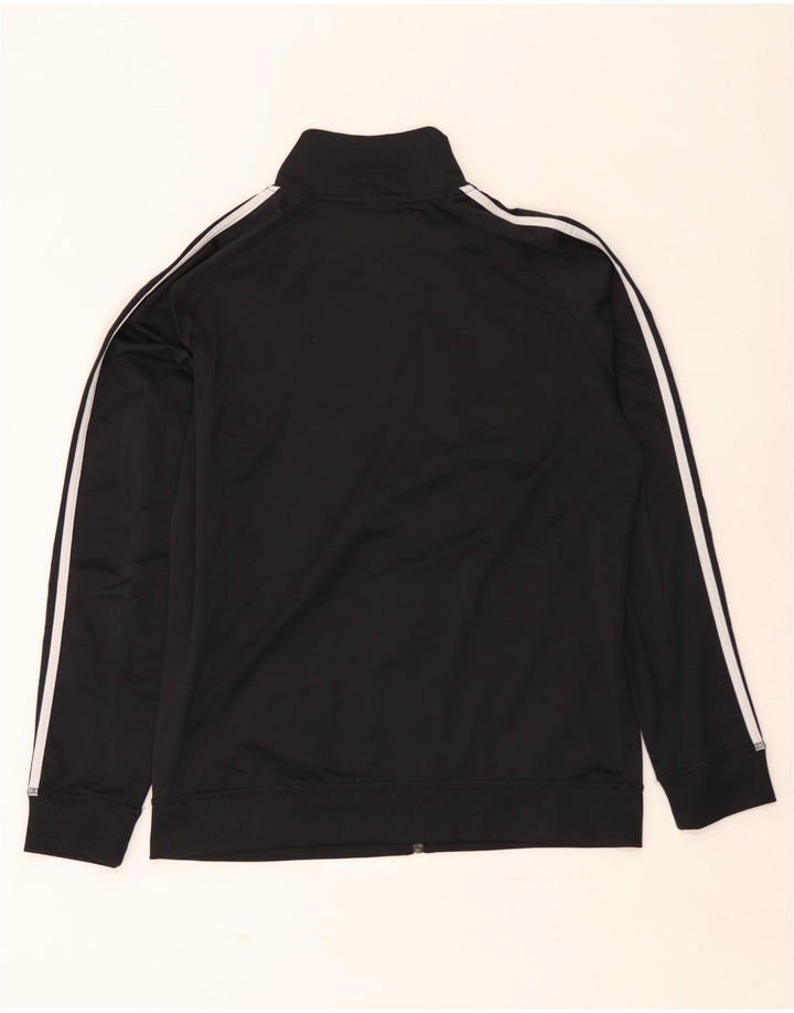 Asics Womens Tracksuit Top Jacket UK 18 XL Black Colourblock Polyester