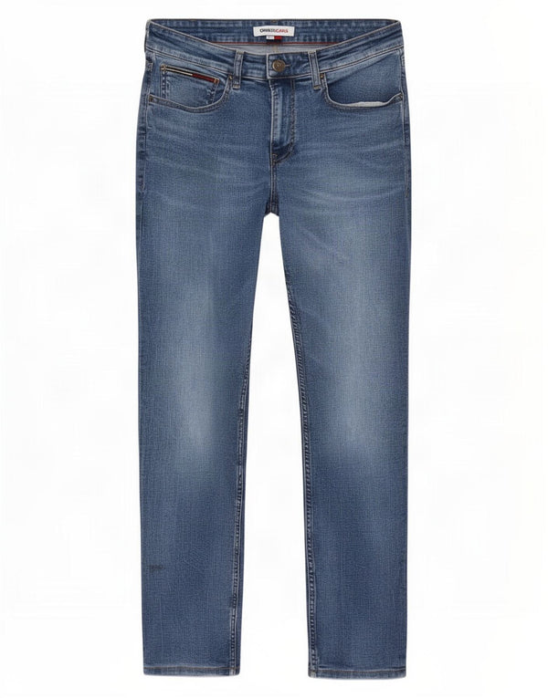Tommy Hilfiger Womens Slim Jeans W33 L32 Blue Cotton