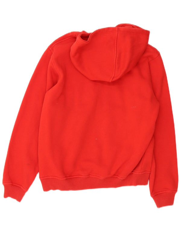Gap Womens Loose Fit Graphic Hoodie Jumper UK 6 XS Red Cotton
