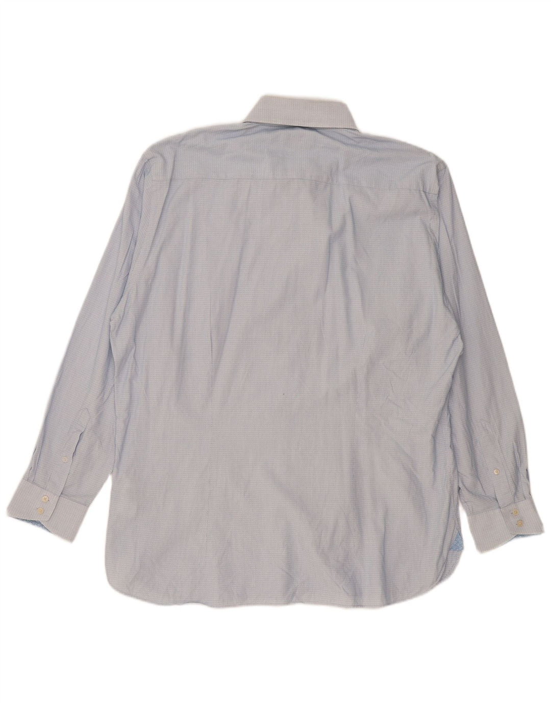 Ted Baker Mens Shirt Size 17 1/2 XL Blue Spotted Cotton