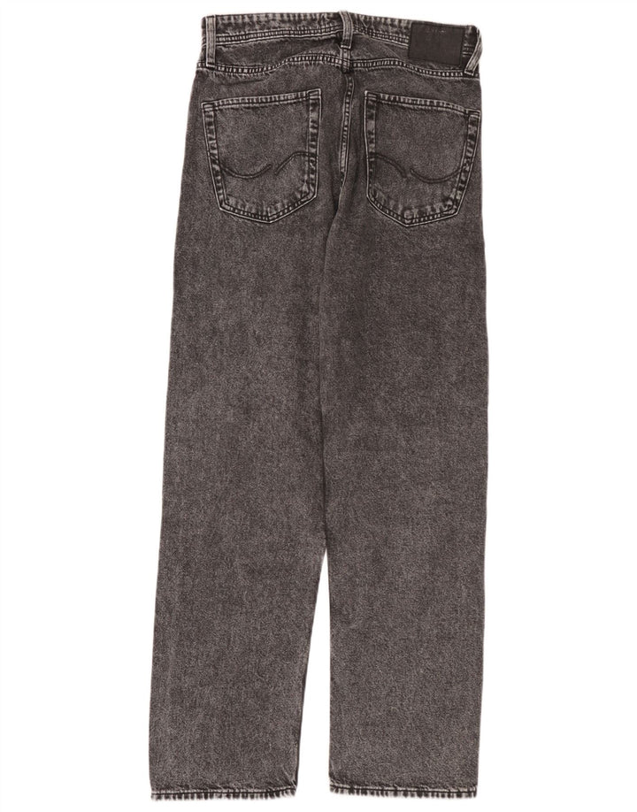 Jack & Jones Mens Eddie Straight Jeans W29 L34 Grey Cotton