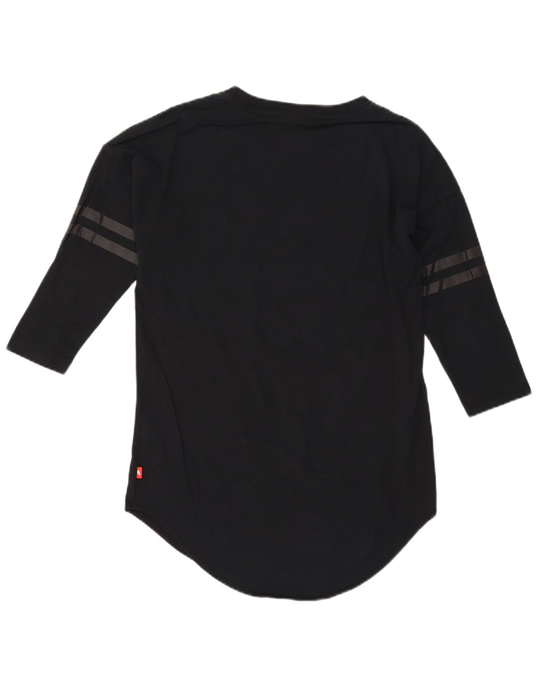 Nike Mens Graphic Top 3/4 Sleeve Small Black Cotton