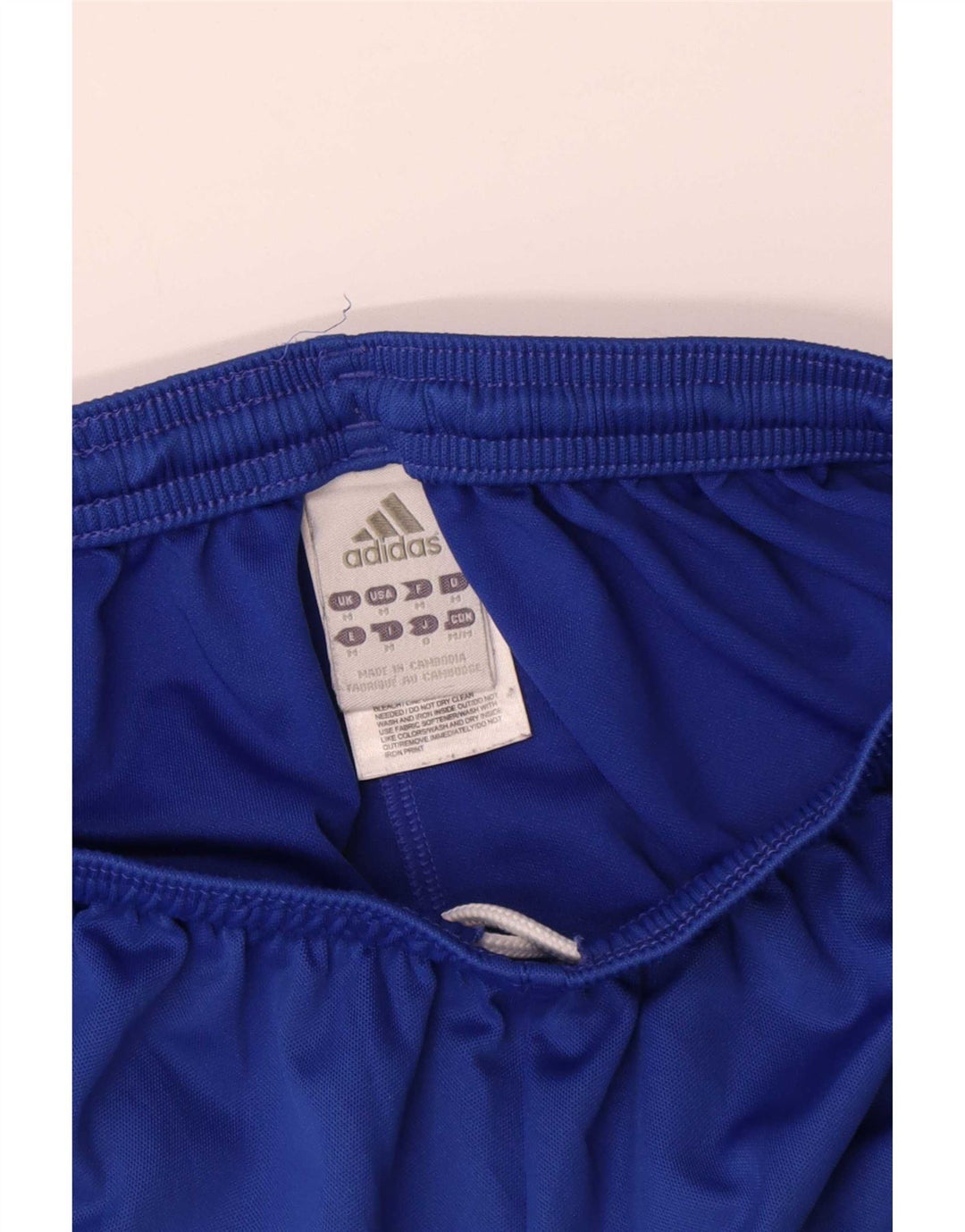Adidas Mens Climalite Graphic Sport Shorts Medium Blue Polyester