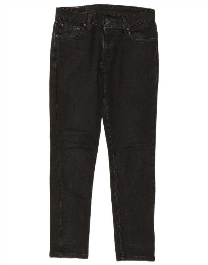 Levi's Mens 511 Slim Jeans W30 L29 Black Cotton