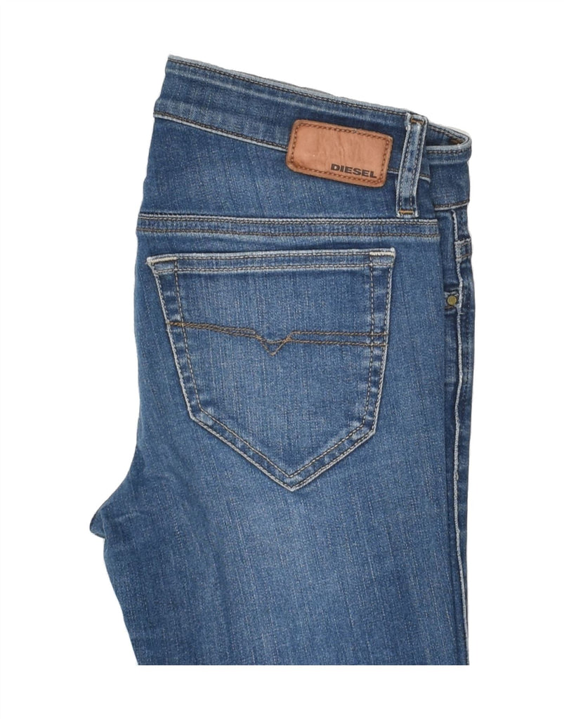 DIESEL Womens Skinzee Low Waist Slim Skinny Jeans W26 L32 Blue Cotton | Vintage Diesel | Thrift | Second-Hand Diesel | Used Clothing | Messina Hembry 