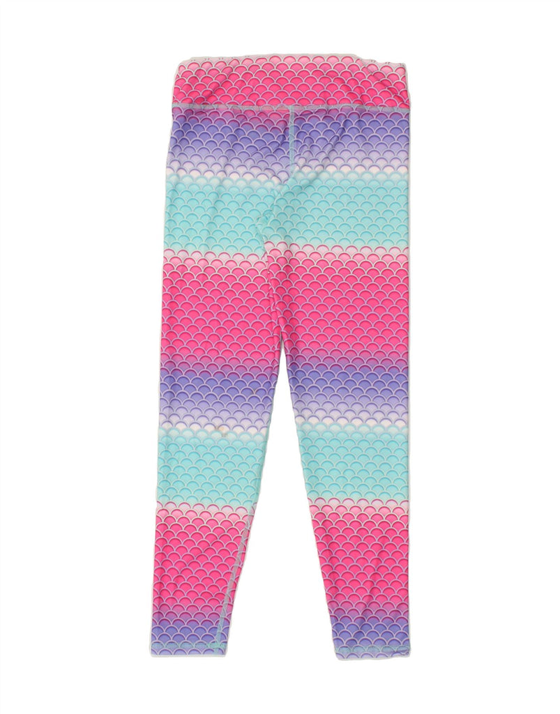 EDDIE BAUER Girls Abstract Pattern Leggings 14-15 Years Large Pink Vintage Eddie Bauer and Second-Hand Eddie Bauer from Messina Hembry 