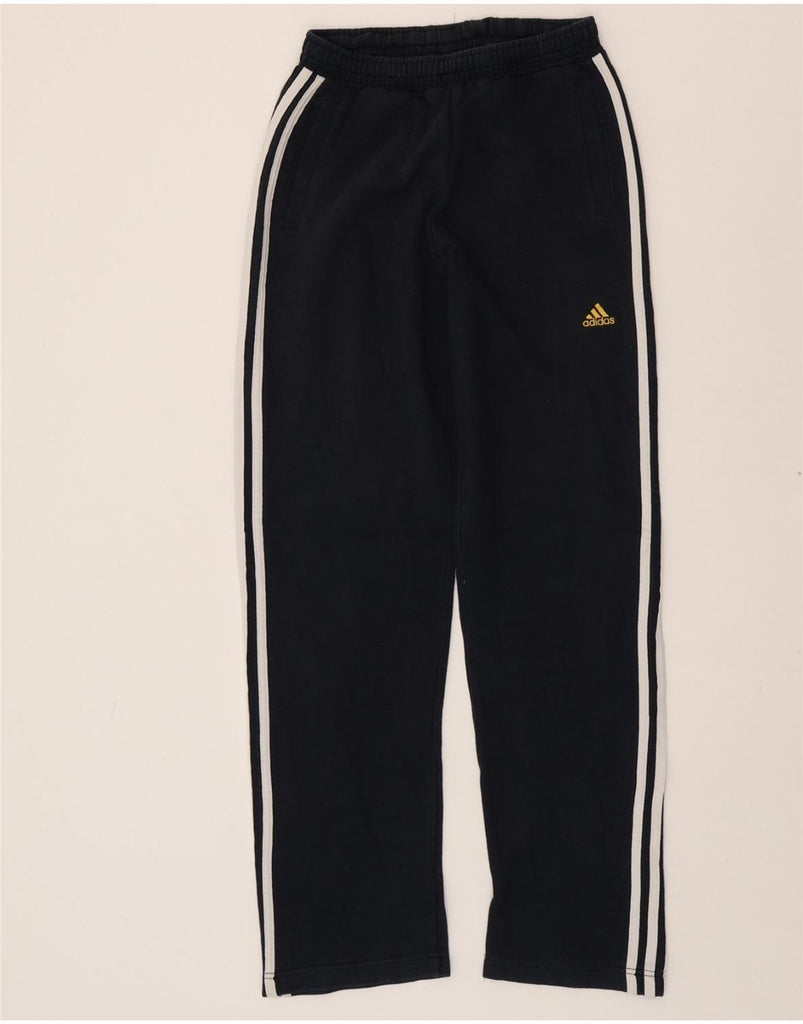ADIDAS Mens Tracksuit Trousers UK 32/34 XS Navy Blue Cotton Vintage Adidas and Second-Hand Adidas from Messina Hembry 