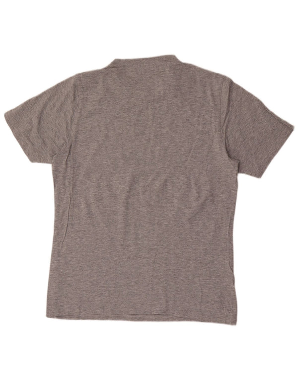 Gianmarco Venturi Womens Graphic T-Shirt Top UK 18 XL Grey Cotton