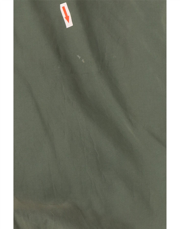 Vintage Mens Bomber Jacket UK 40 Large Green Colourblock