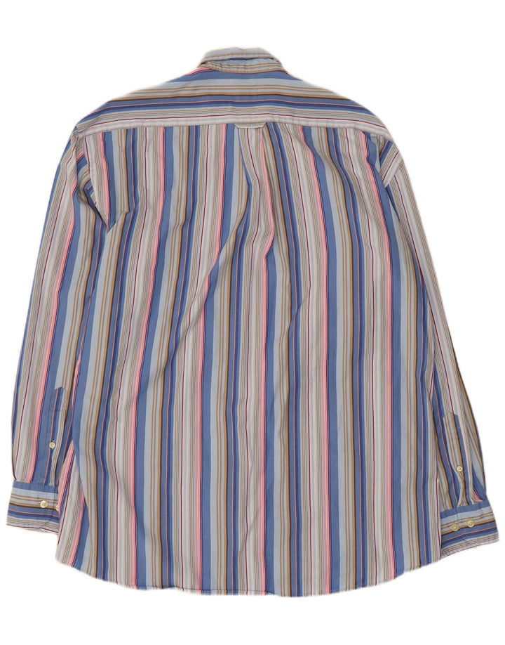 Gant Mens Regular Fit Shirt XL Blue Striped Cotton