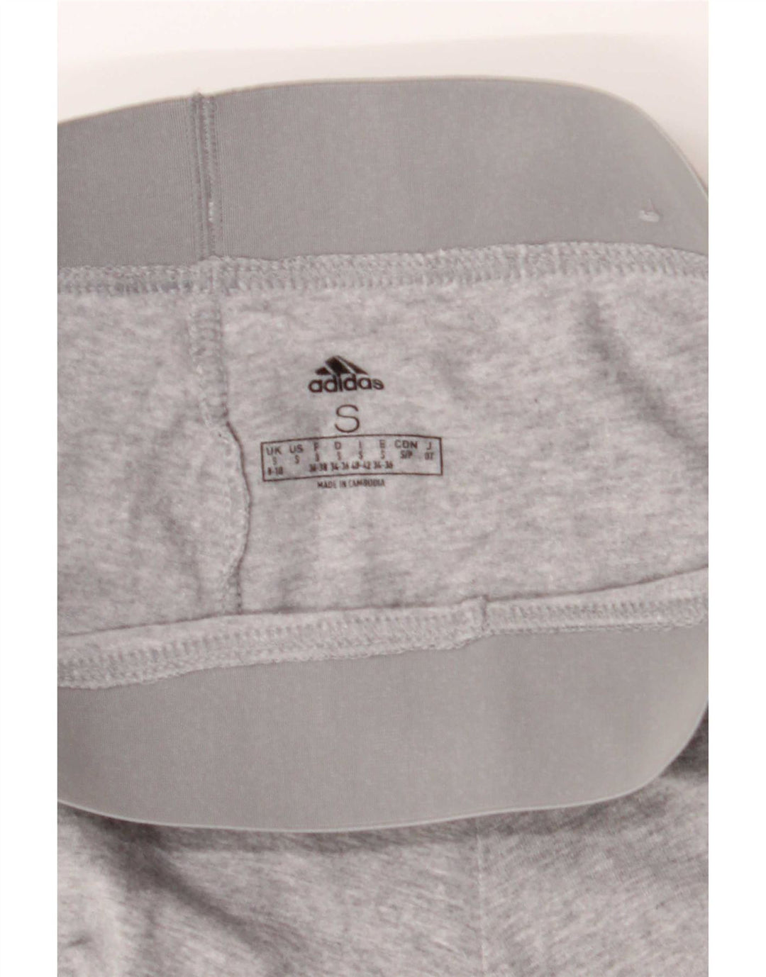 Adidas Womens Leggings UK 8/10 Small Grey