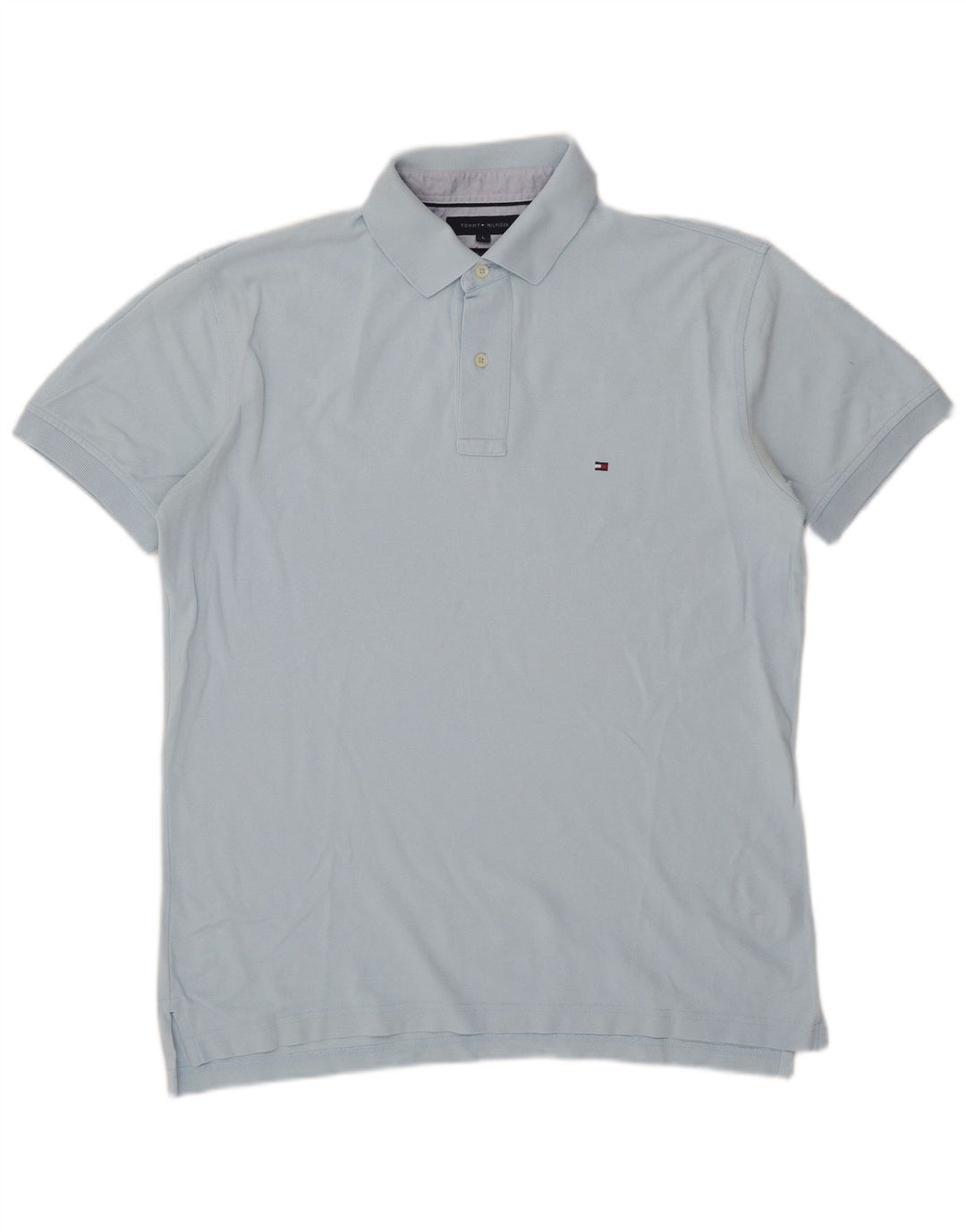 Tommy Hilfiger Mens Polo Shirt Large Blue