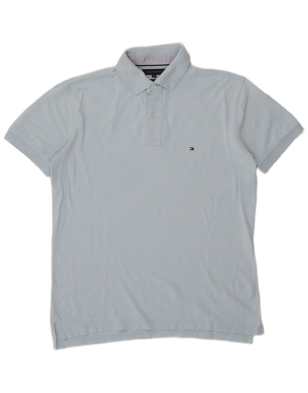 Tommy Hilfiger Mens Polo Shirt Large Blue