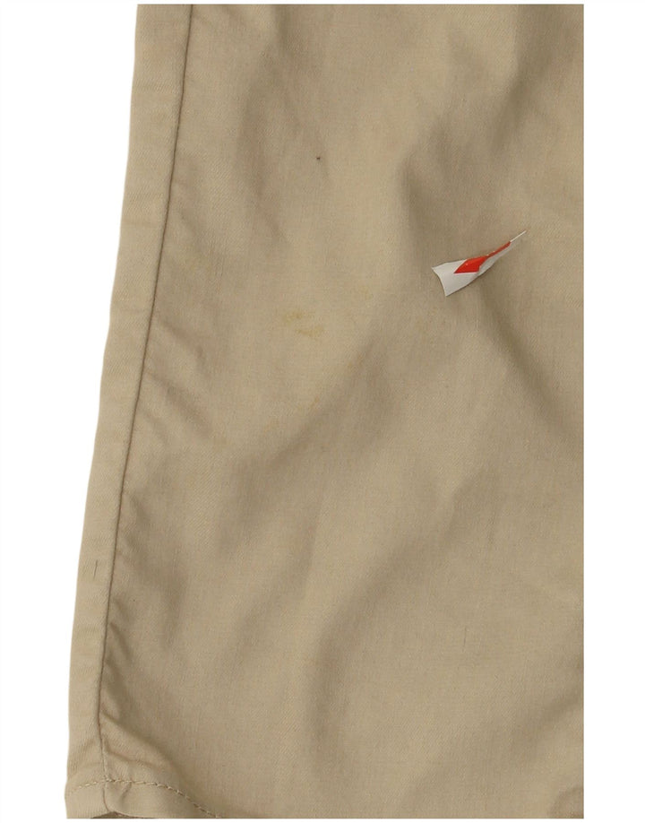 Gas Womens Capri Trousers W27 L18 Beige Cotton