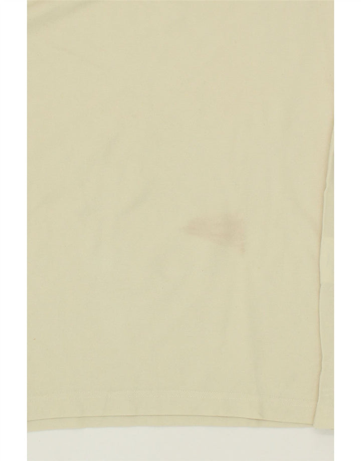 CHAMPION Mens Polo Shirt Large Beige Cotton Vintage Champion and Second-Hand Champion from Messina Hembry 
