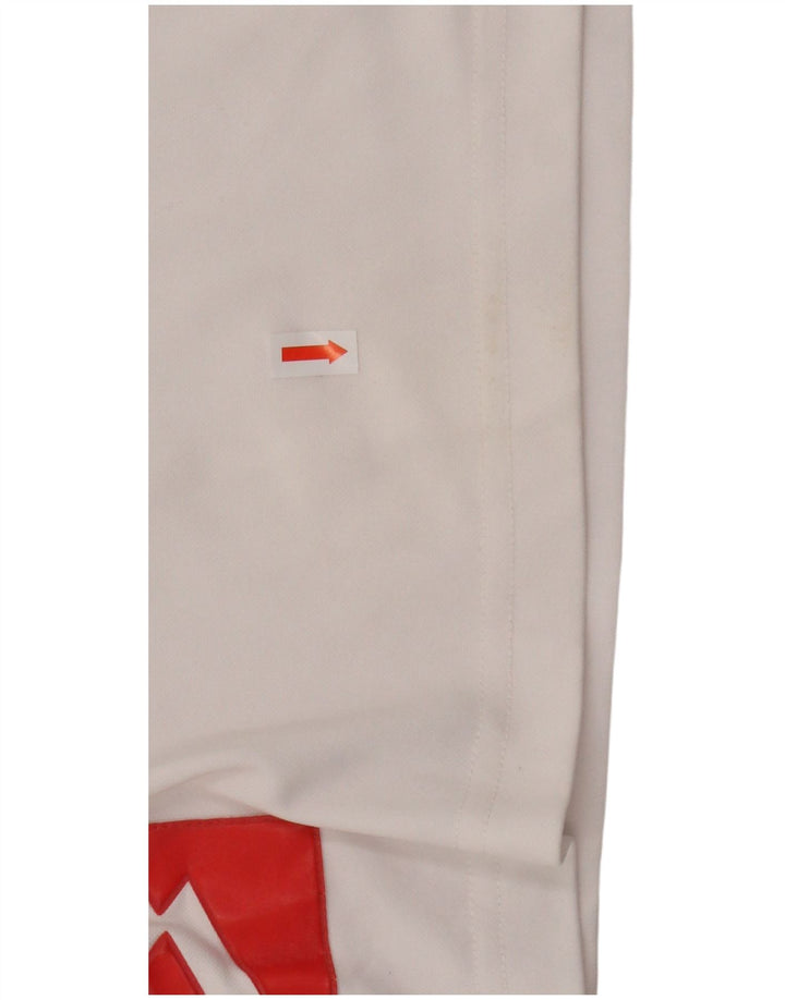 LOTTO Mens Graphic Sport Shorts Large White