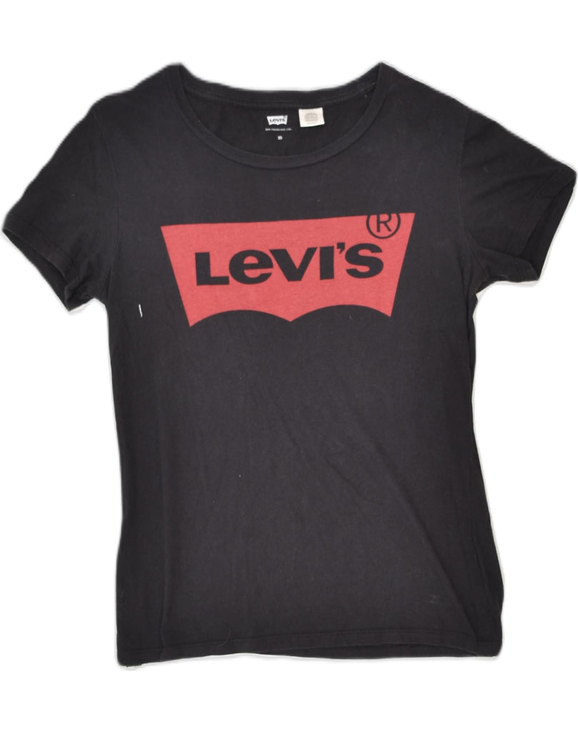 LEVI'S Mens Graphic T-Shirt Top XS Black Cotton | Vintage | Thrift | Second-Hand | Used Clothing | Messina Hembry 