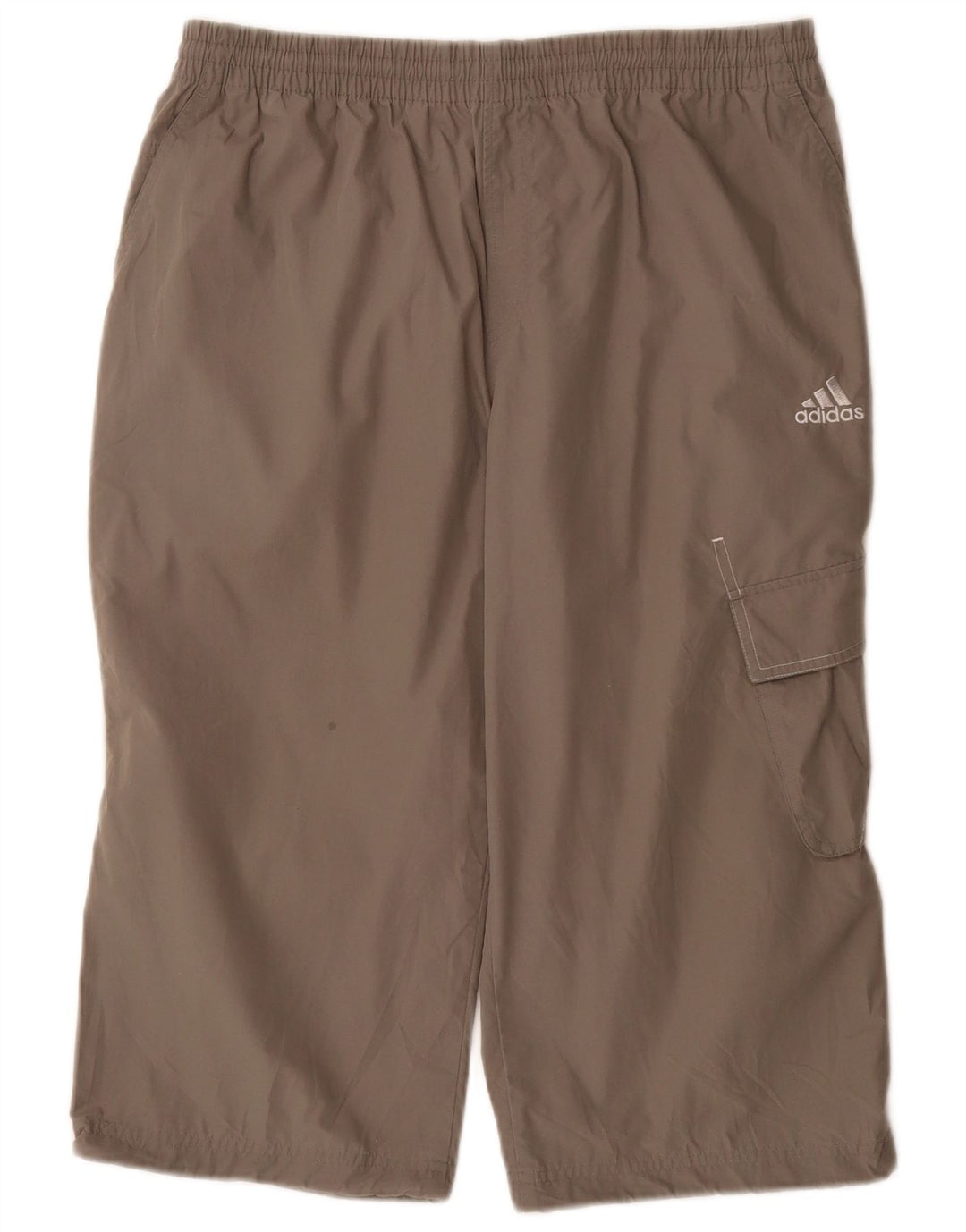 Adidas Mens Capri Cargo Tracksuit Trousers Medium  Grey Polyester