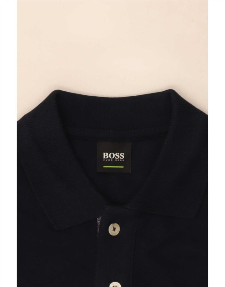Hugo Boss Mens Polo Shirt Medium Navy Blue